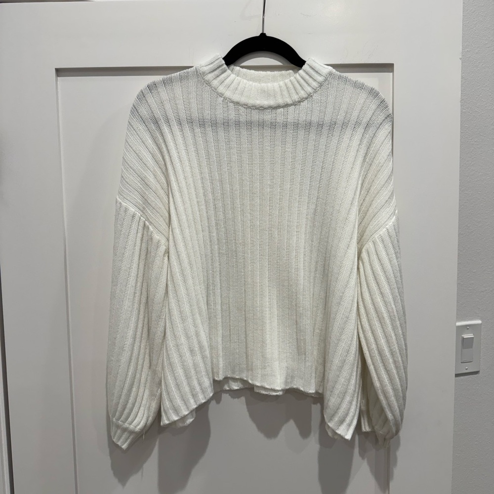 Princess Polly Ivory Knit Sweater